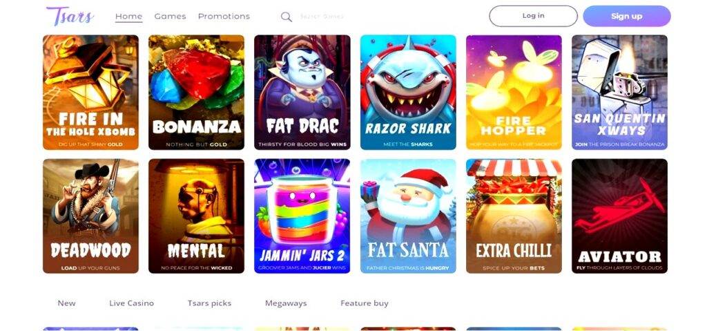 tsars casino review